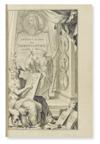LE BRUN, CHARLES.  Afbeelding der Hertstogten. Illustrated manuscript in Dutch. 1741 + copy of the 1728 second edition in Dutch